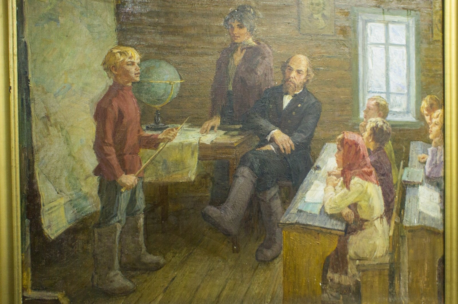 Владимир Маковский. В сельской школе. 1883