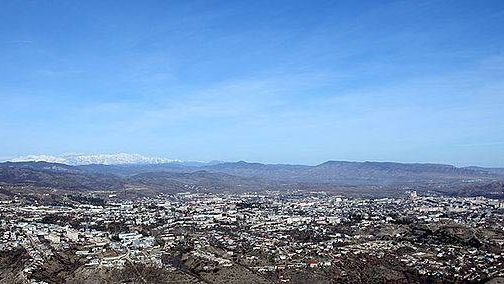 Панорама Степанакерта. Нагорно-Карабахская Республика