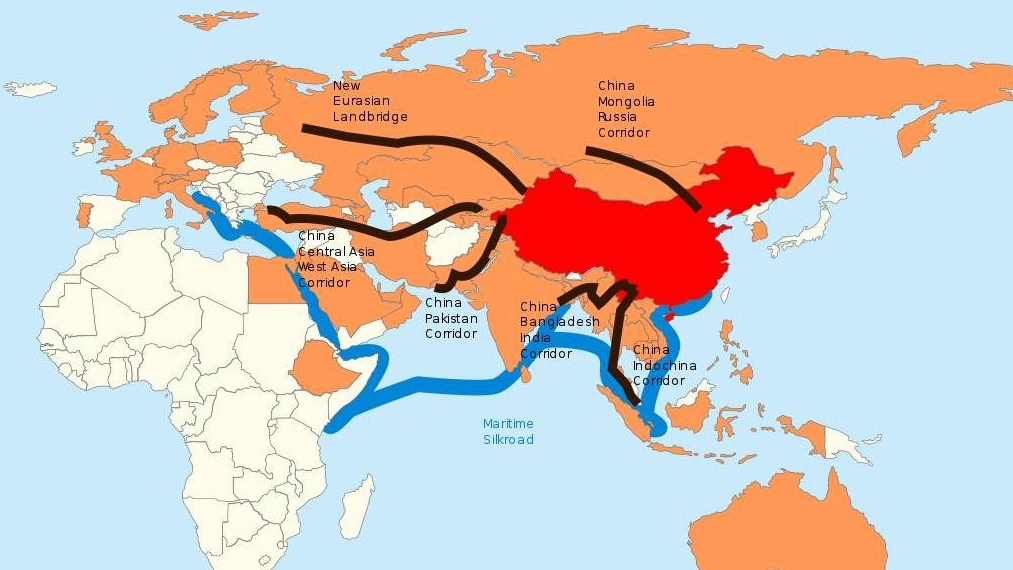 «Один пояс — один путь». Схемы транспортных маршрутов