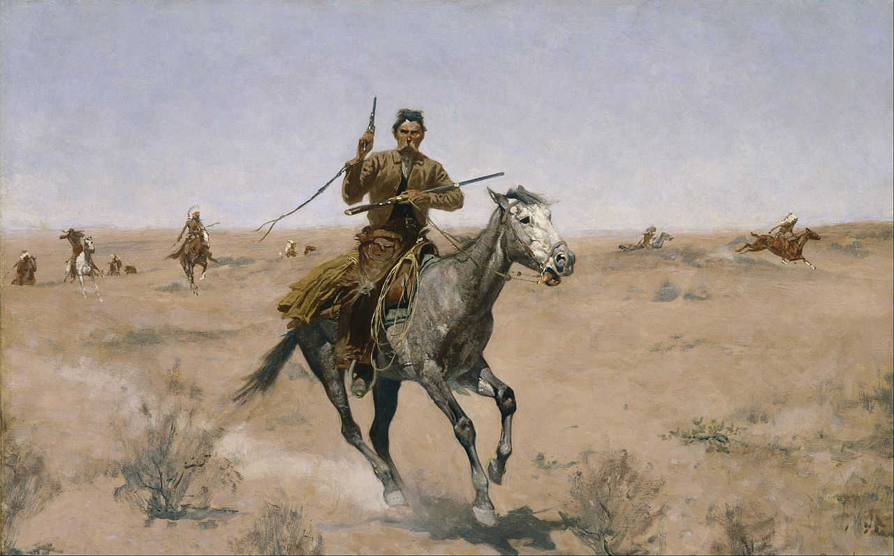 Фредерик Ремингтон. Бегство. 1895