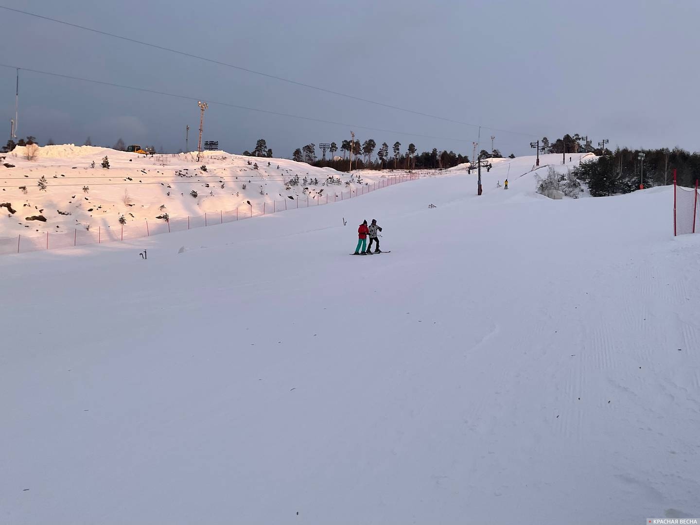 Спуск на сноуборде