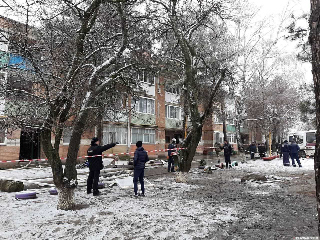 Взрыв бытового газа в жилом доме в Азове 22.02.2020