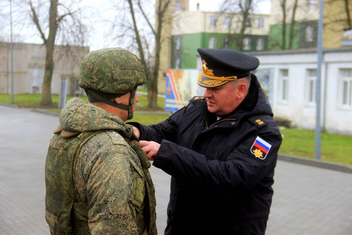 Награждение военнослужащих