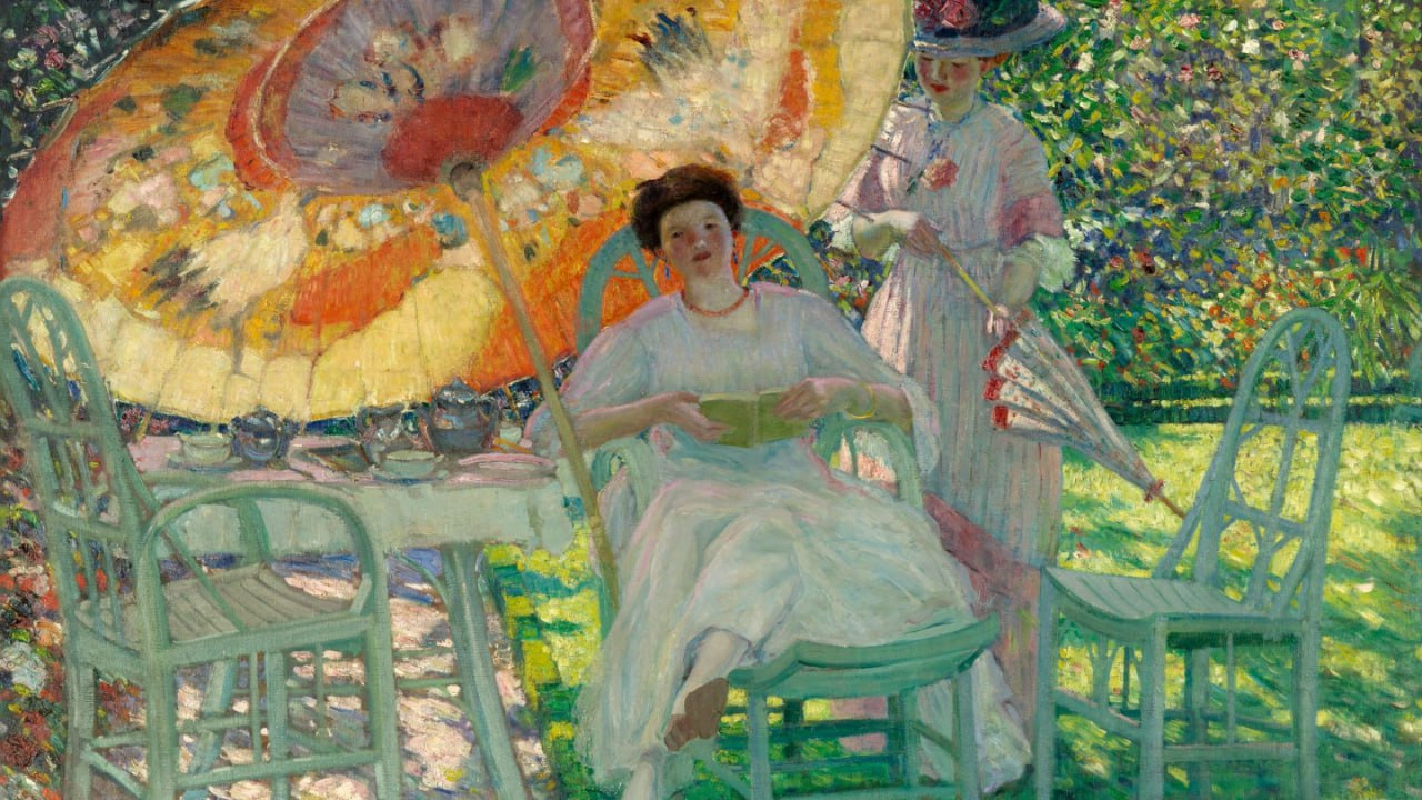 Фредерик Карл Фризеке. Садовый зонт. Ок. 1910 г.