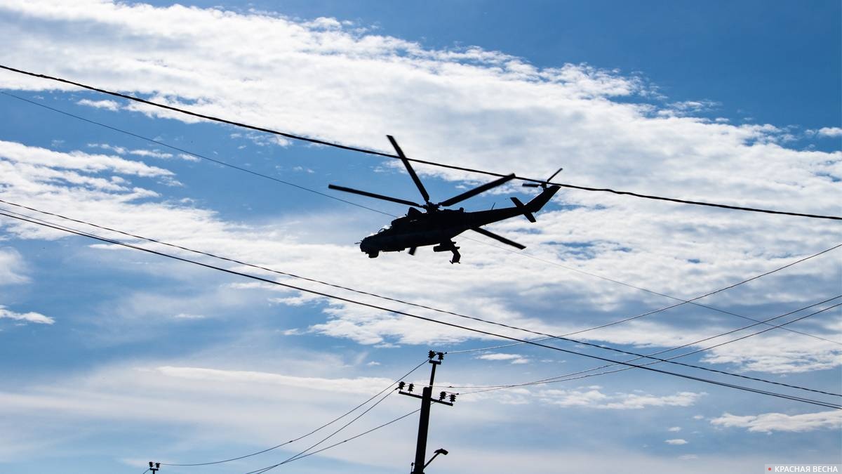 МИ-24 над Белогоровкой