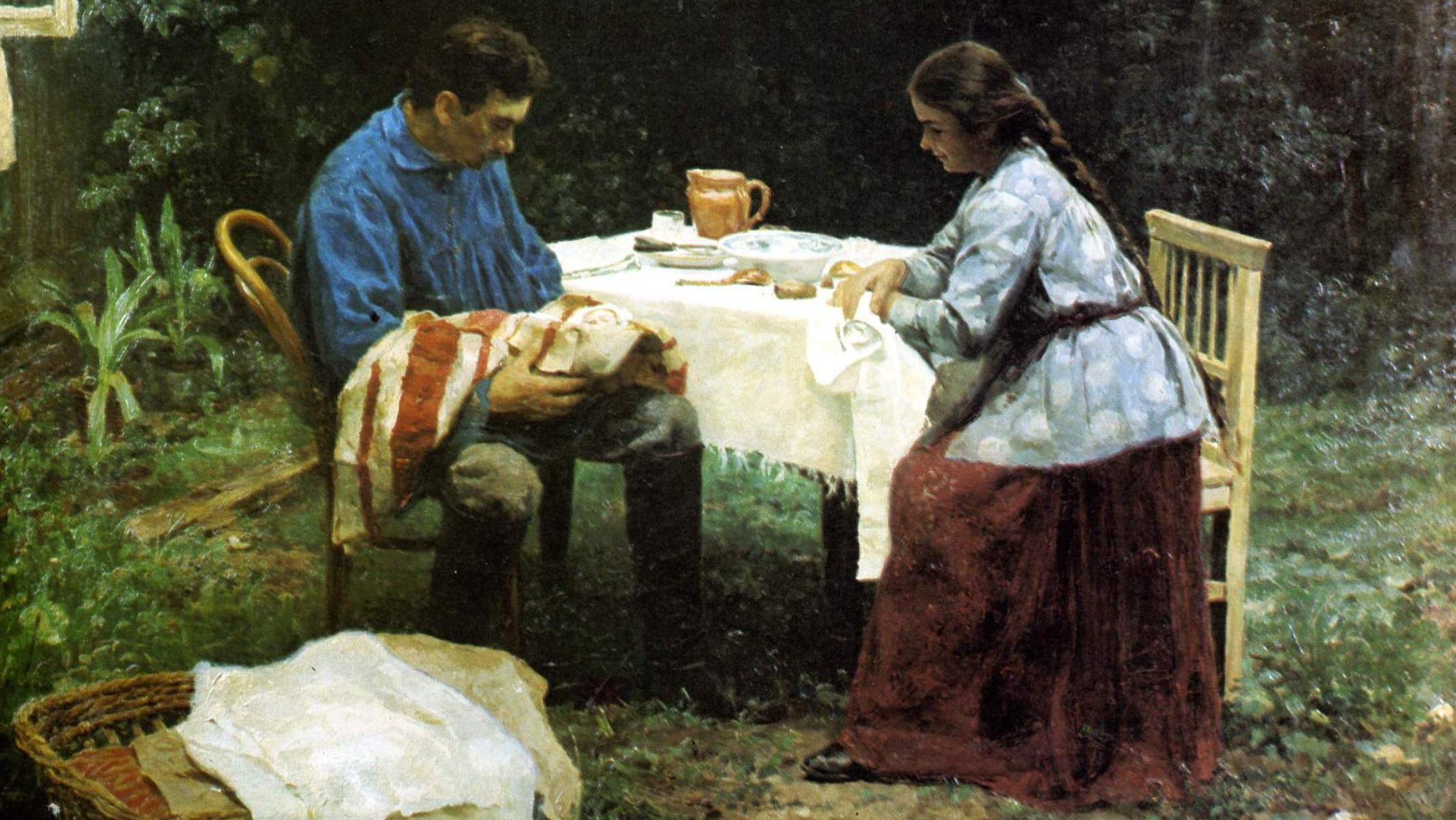 Николай Касаткин. Рабочая семья. Что его ждет? 1891