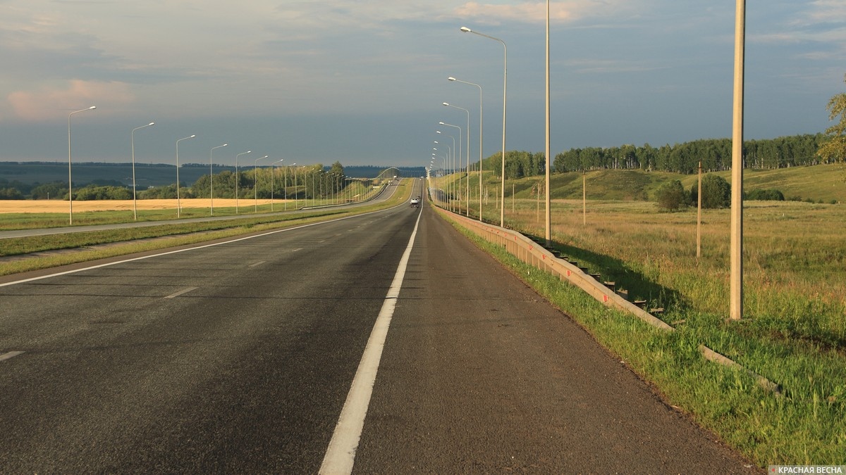 Автодорога. Федеральная трасса М5.