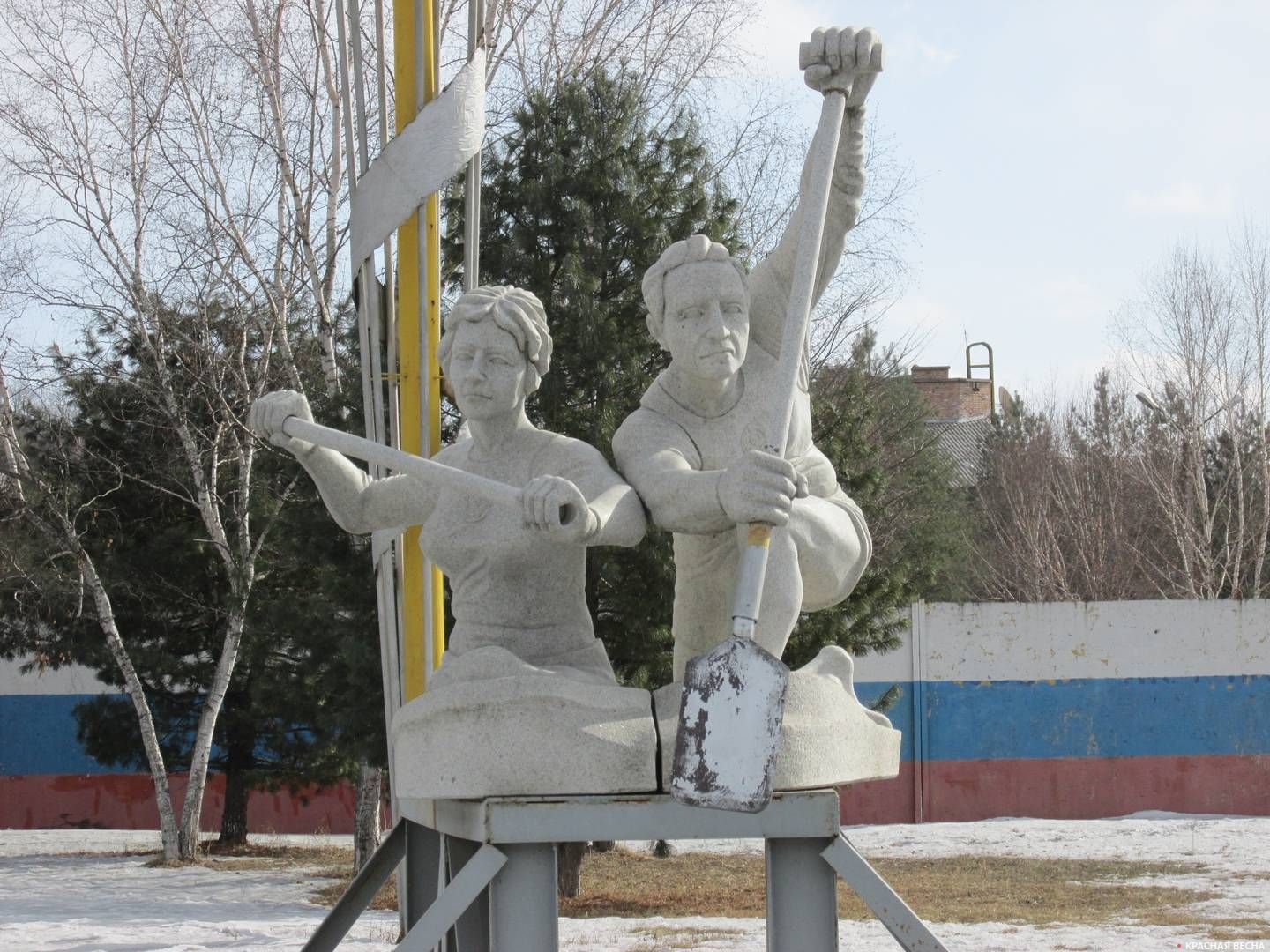 Олимпийская база по водным видам спорта. Скульптура. Приморский край. п. Лозовый. 12.02.18