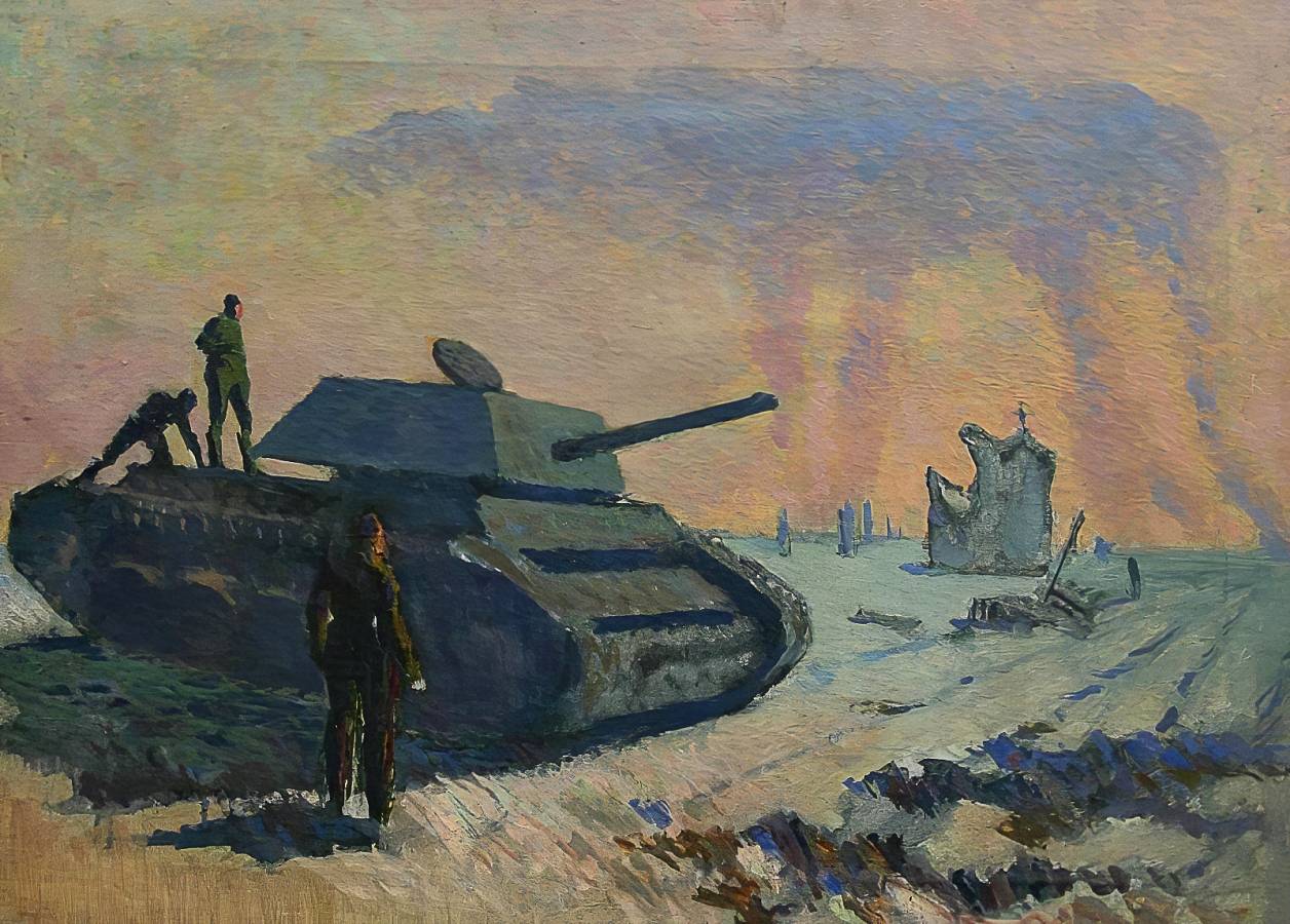 Александр Тихомиров. Танкисты. 1943-44