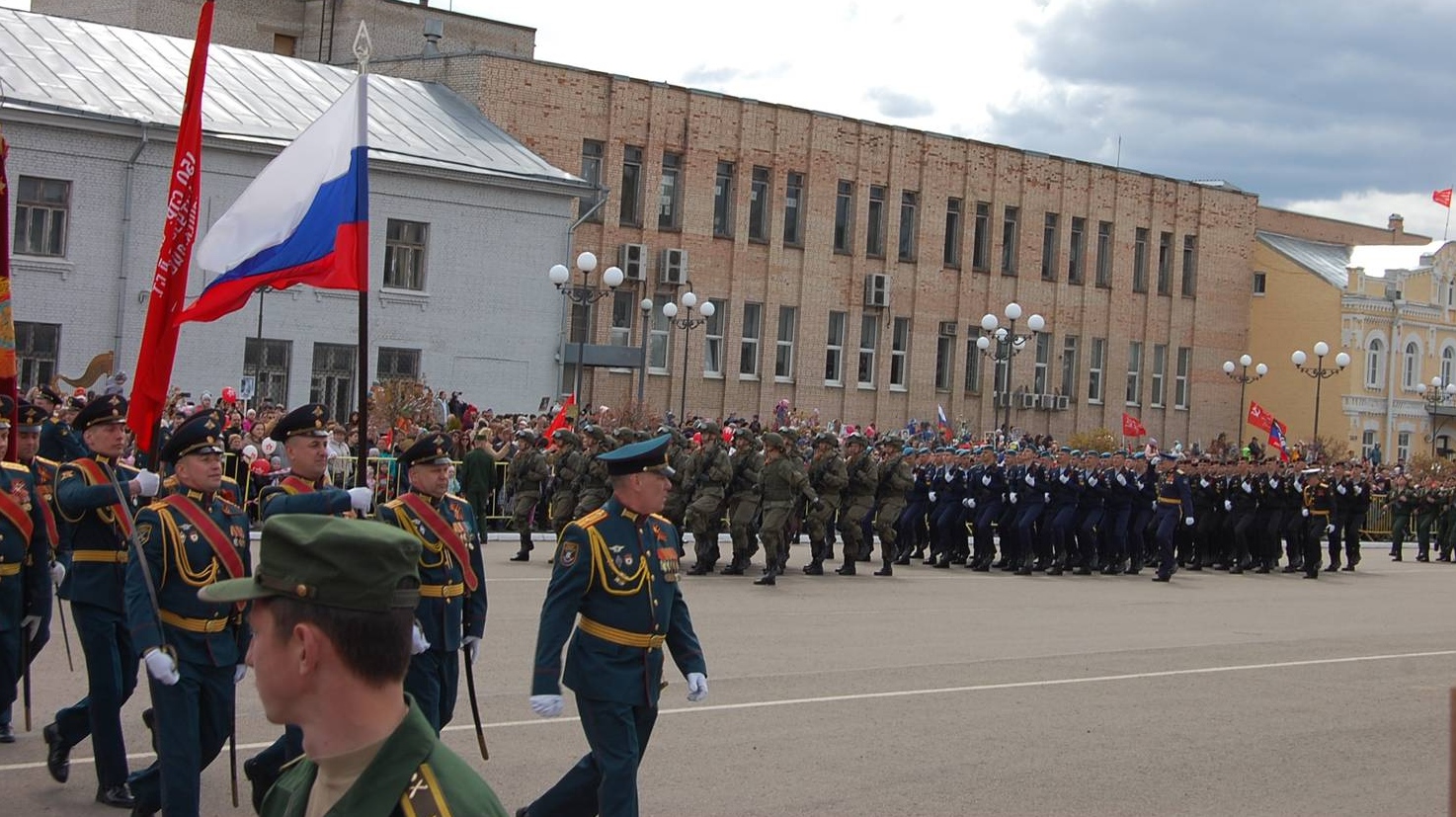 Прохождение войск Лужского гарнизона 9 мая 2022 года