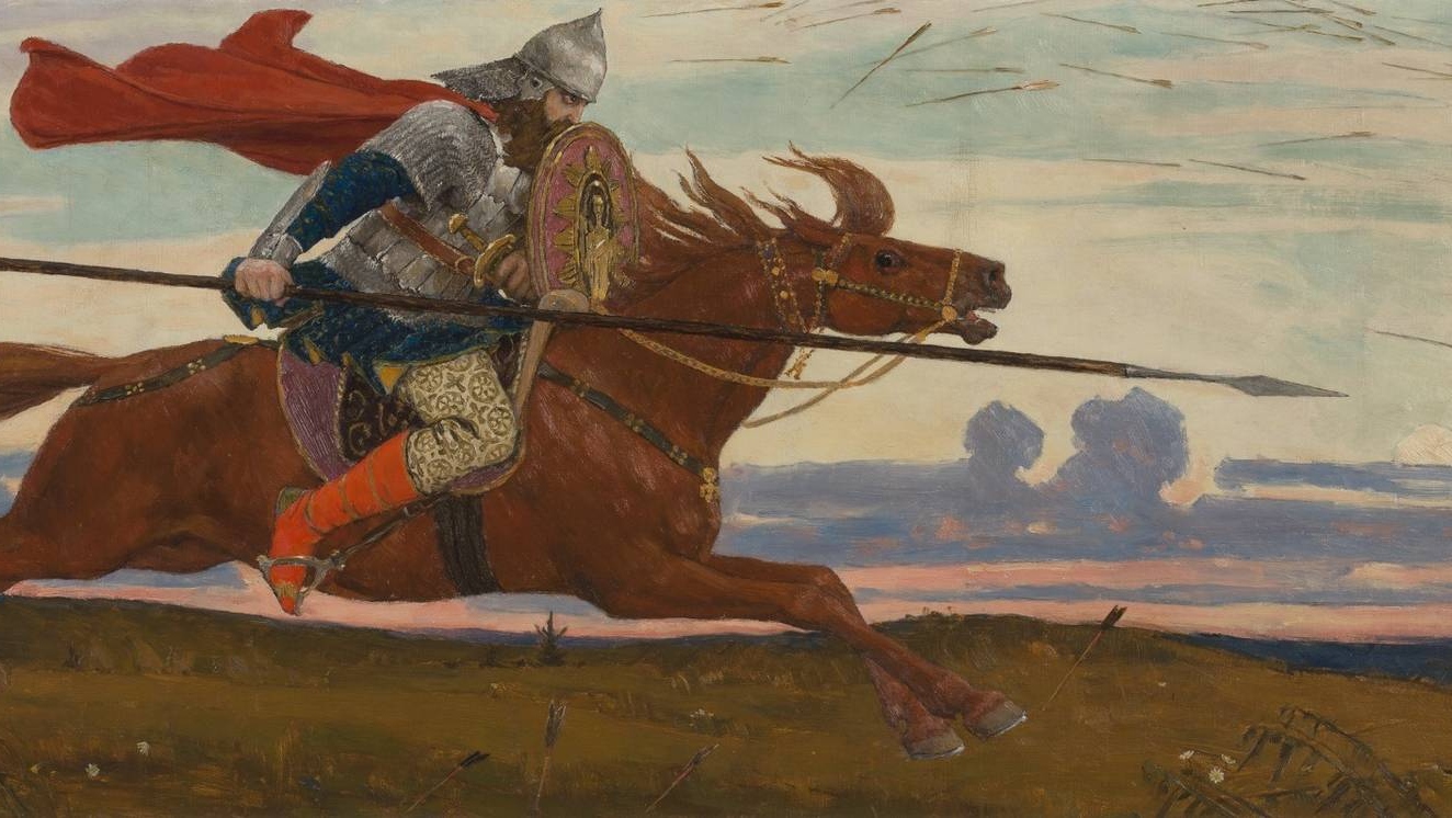 Виктор Васнецов. «Один в поле воин». 1914