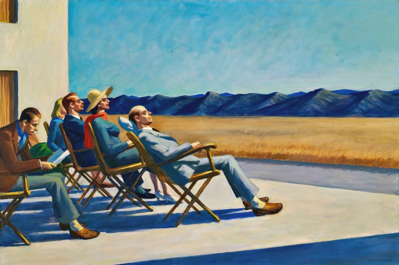 Эдвард Хоппер. Люди на солнце. 1960