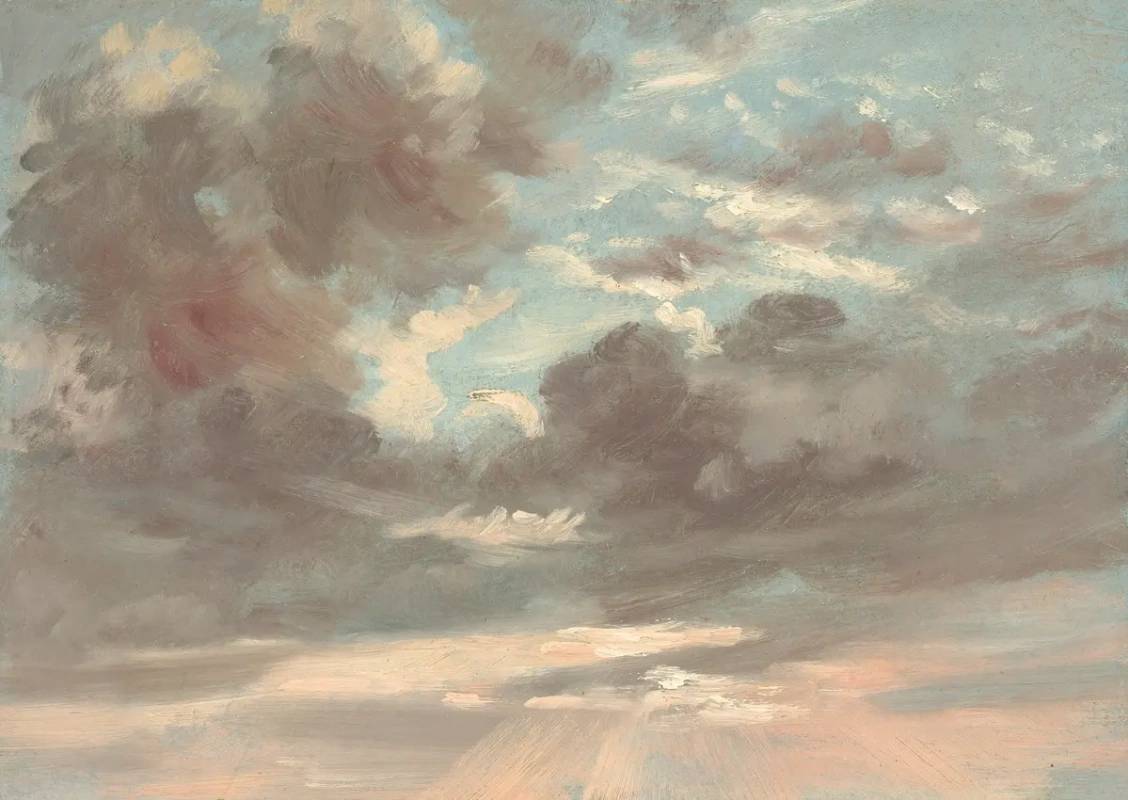 Джон Констебл. Облака. Штормовой закат. 1822