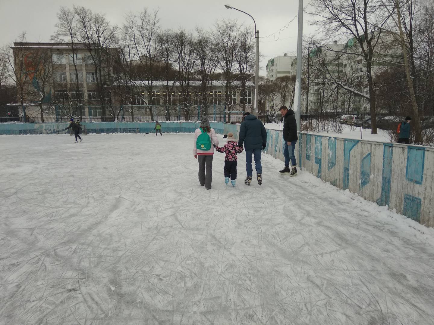 Каток. Всей семьей 10.02.2018