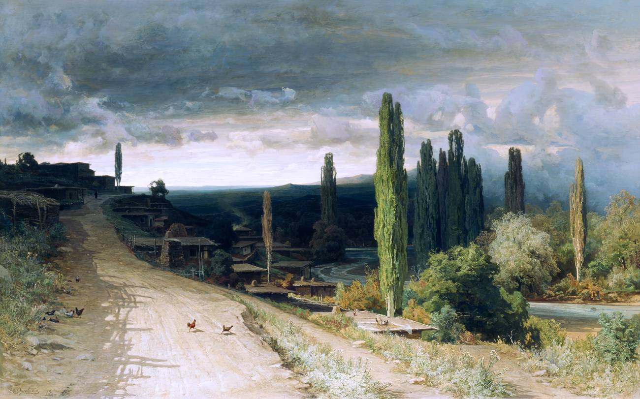 Владимир Орловский. В Алуште. 1870