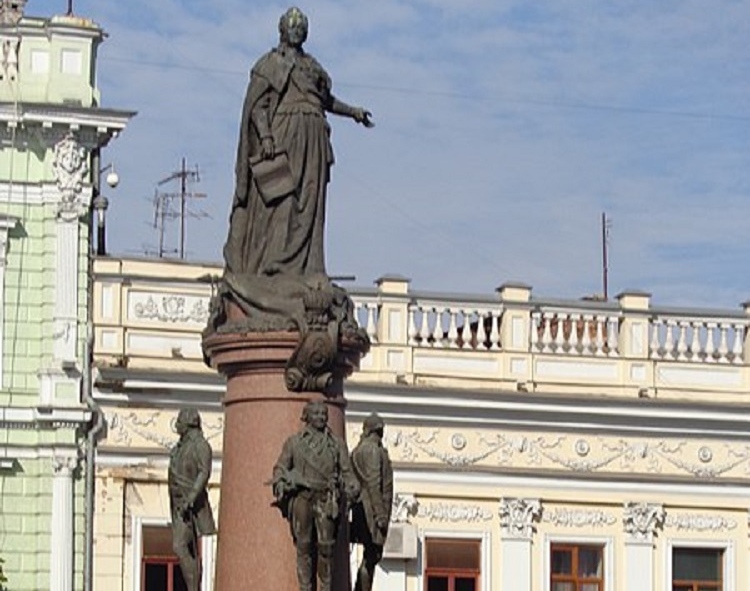 Памятник российской императрице Екатерине II. Одесса