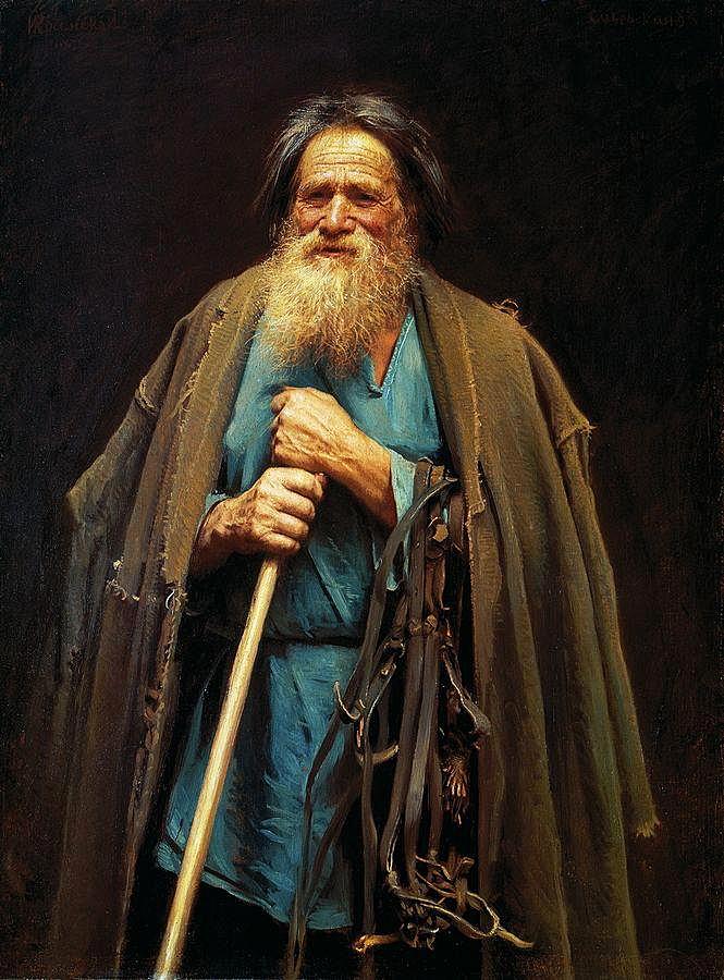 Крестьянин с уздечкой. 1883 г.