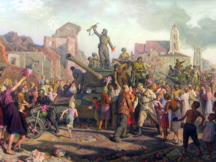 Валентин Волков. Освобождение Минска. 1955