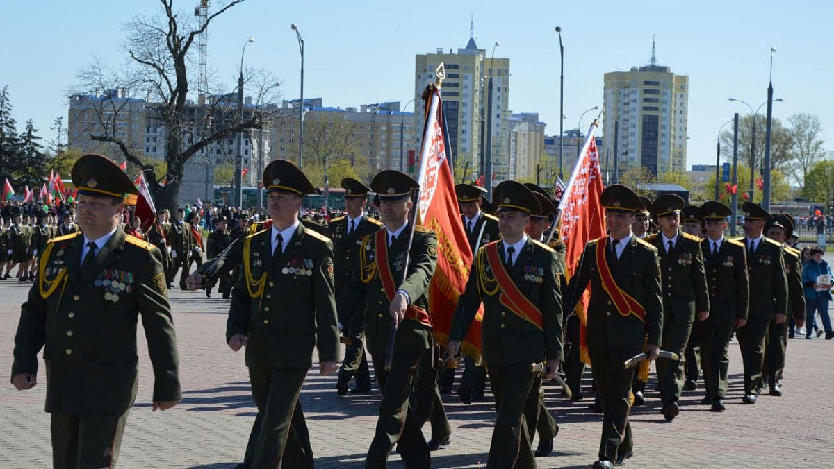 Парад 9 мая 2021 года в Бресте. Белоруссия