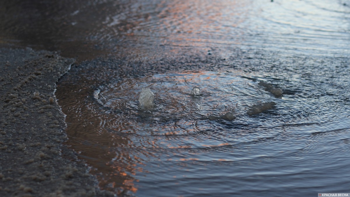 Коммунальная авария. Водопровод