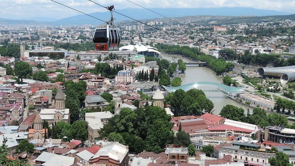 тбилиси, канатная дорога, грузия