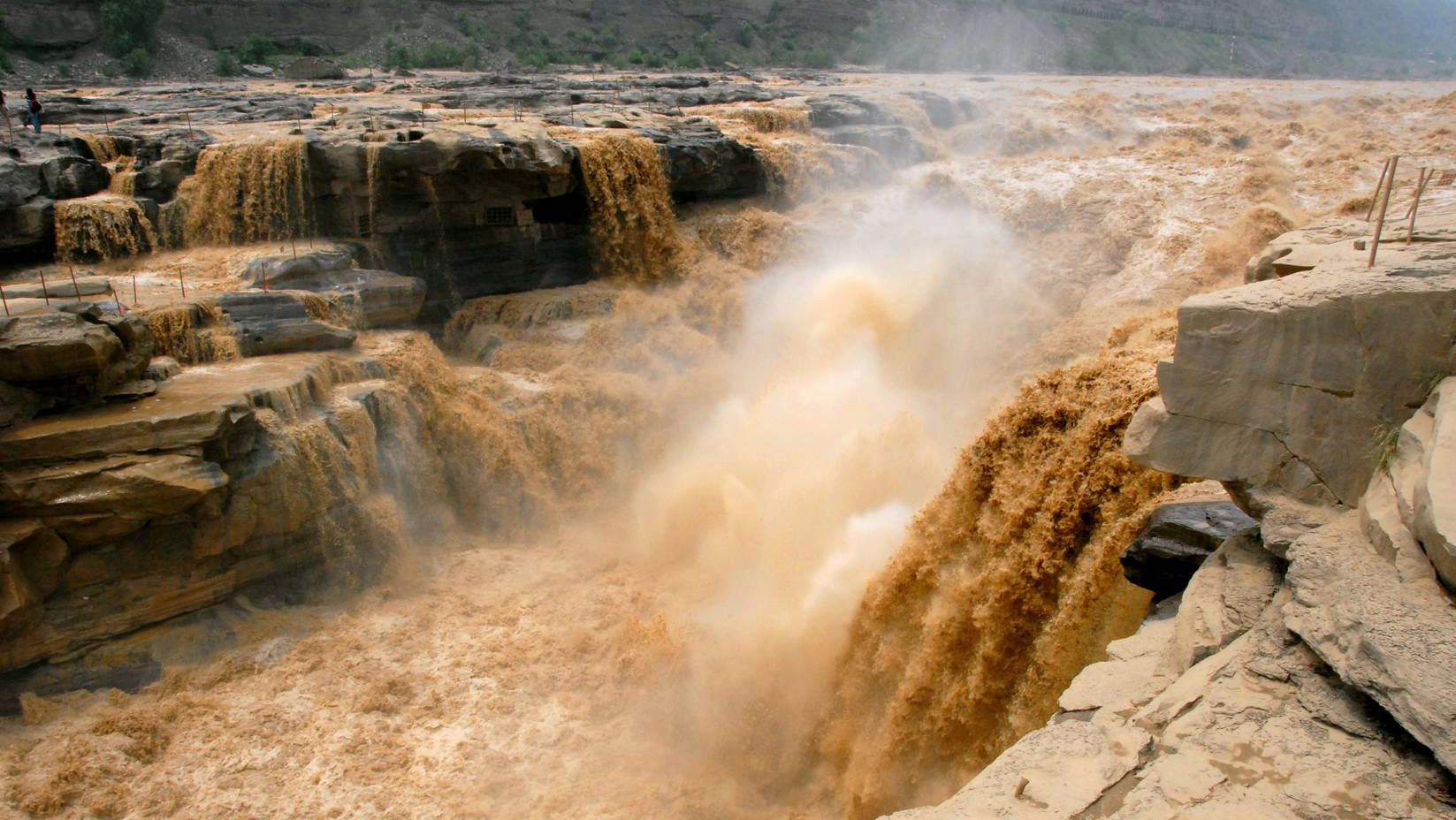 Водопад Хукоу на Хуанхэ. Китай