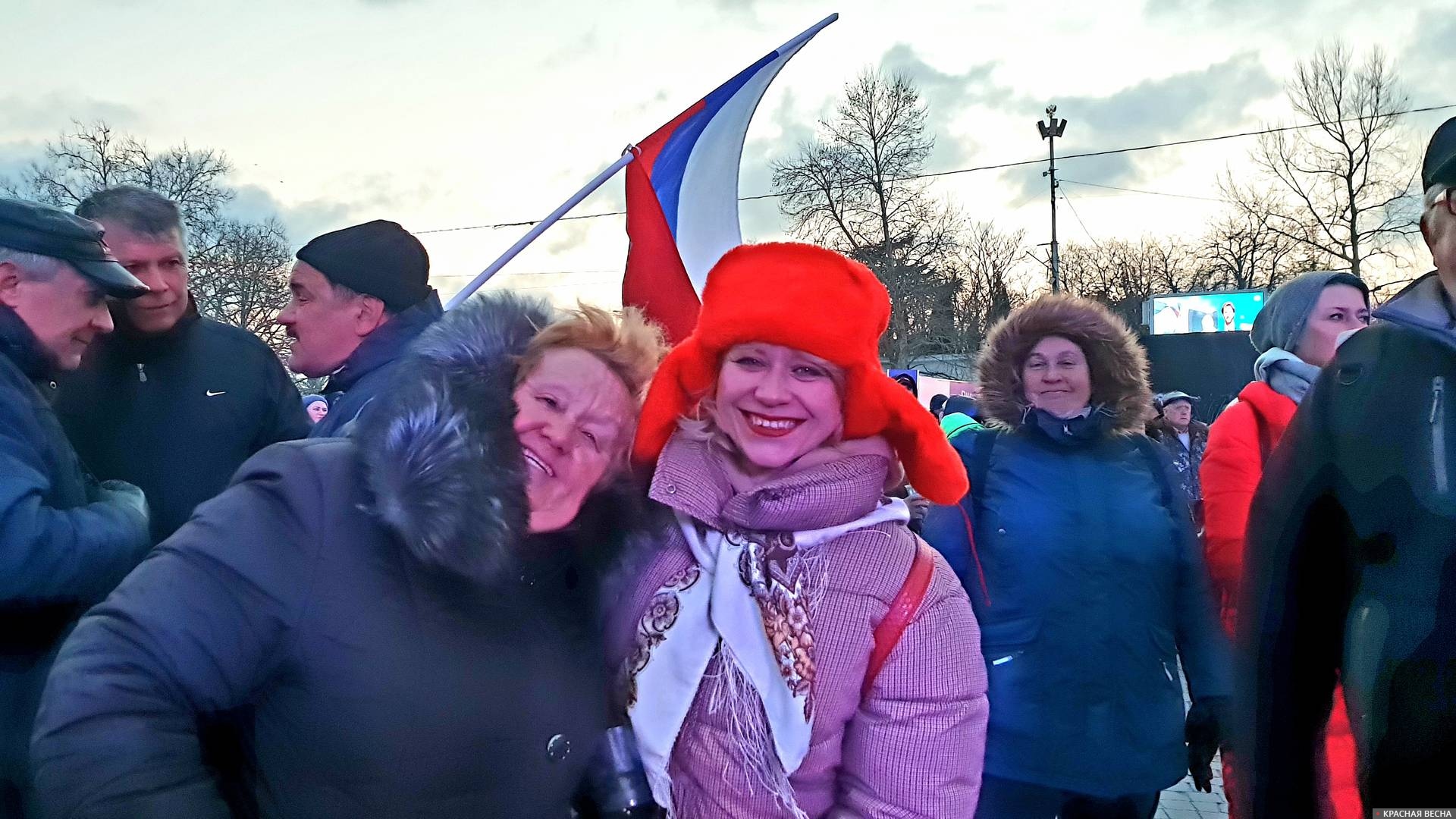 Митинг-концерт в честь воссоединения Крыма с Россией в Севастополе