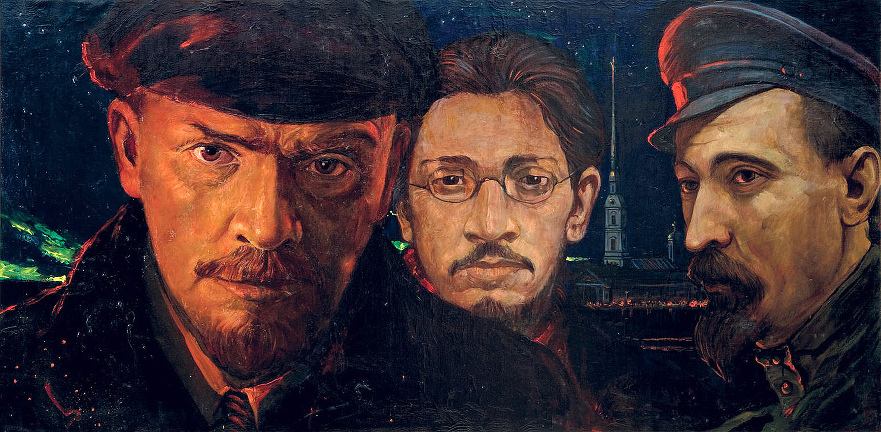 Илья Глазунов. Костры Октября. 1986