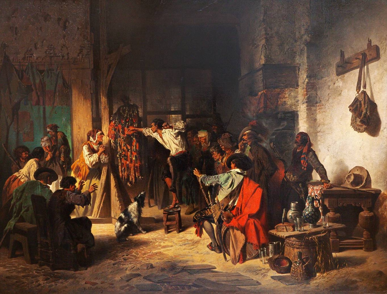 И. М. Матейсен. Школа воров. 1852