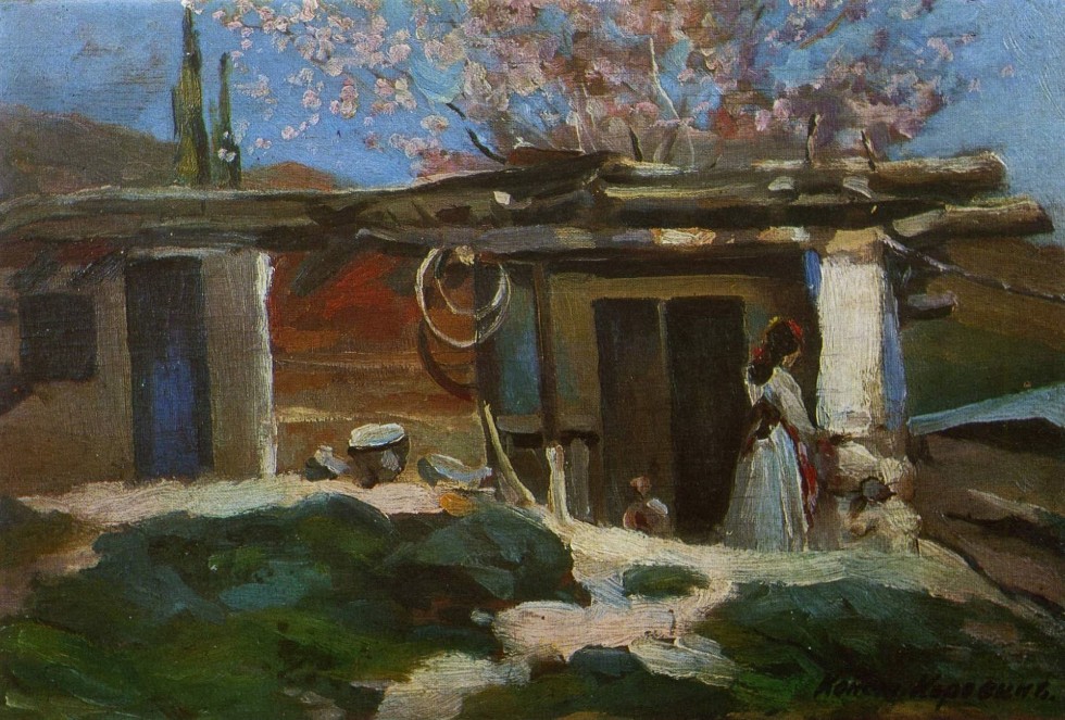 Константин Коровин. Крым. Цветущий миндаль. 1905
