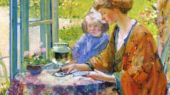 Richard Edward Miller. Золотая рыбка. 1912