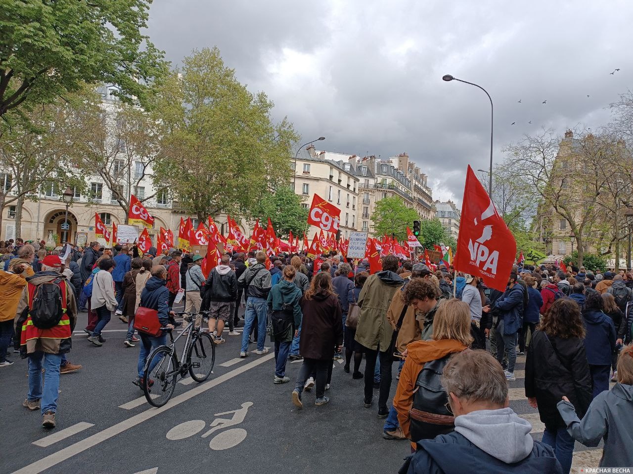 Первомайское шествие. Париж