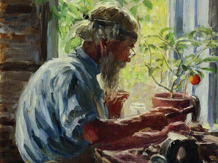 Иван Куликов. Павловский кустарь (фрагмент). 1937