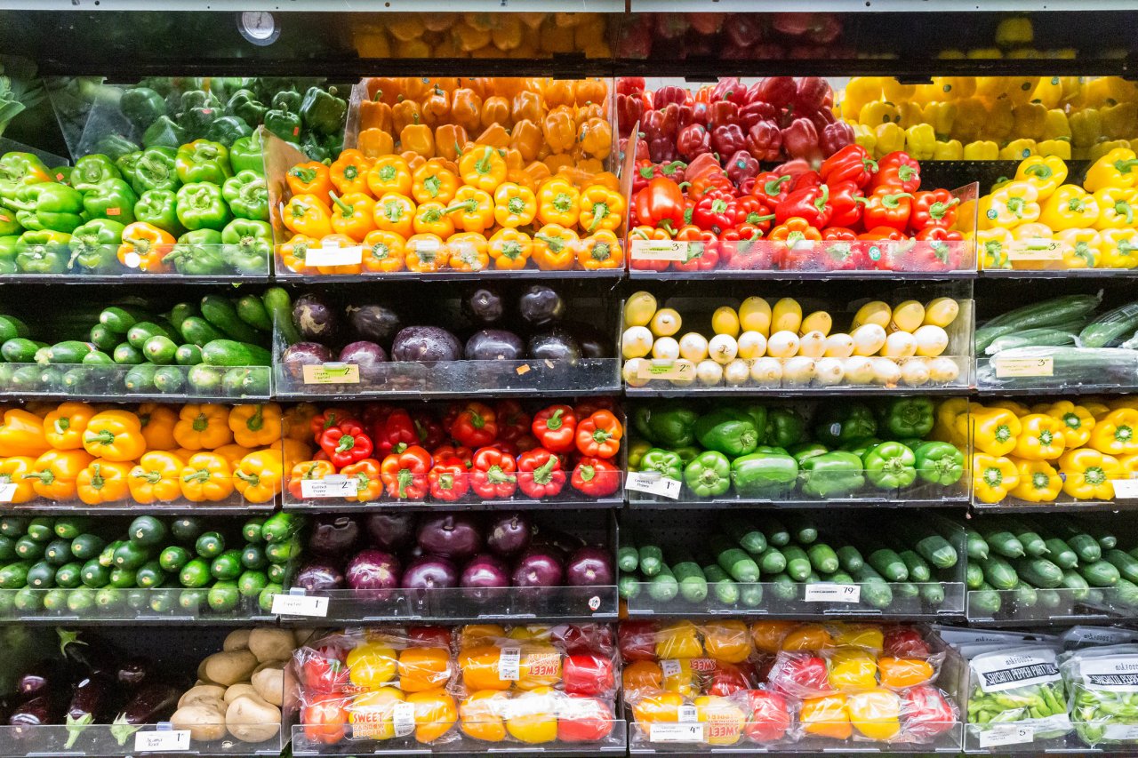 Витрина органических продуктов