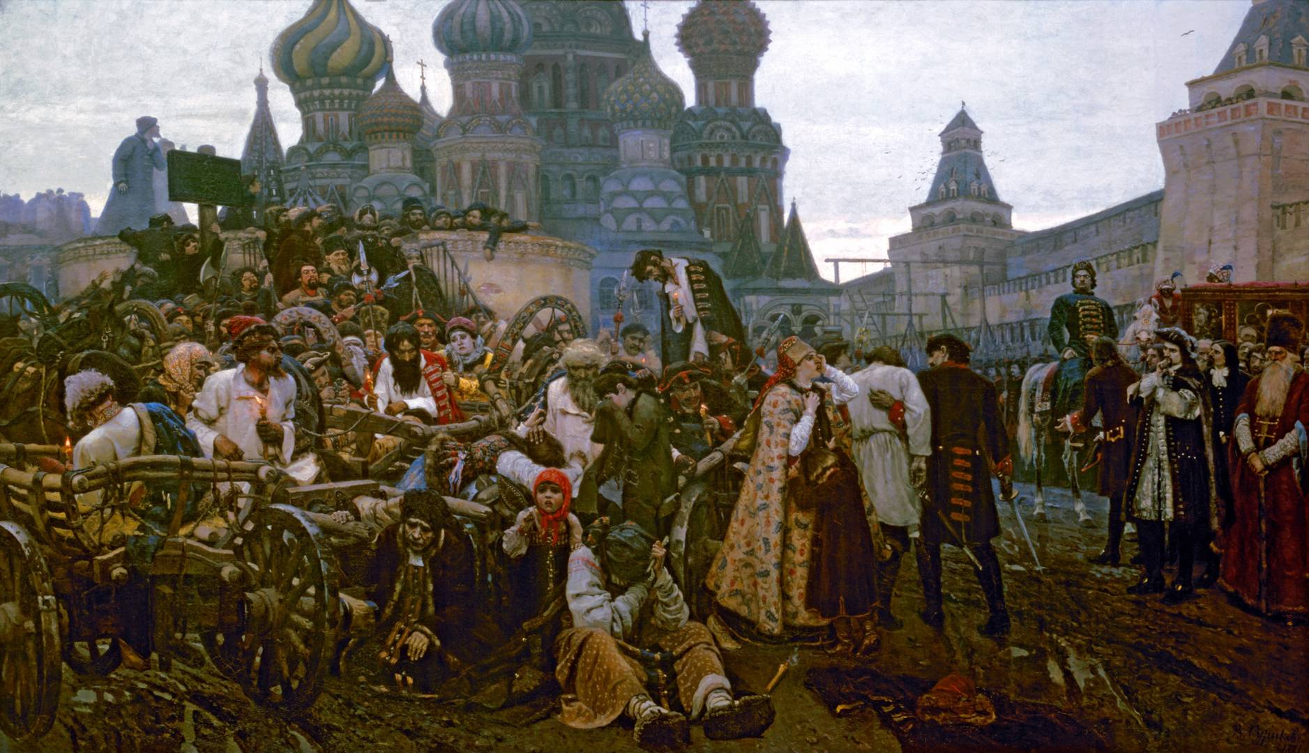 Василий Суриков. Утро стрелецкой казни. 1881