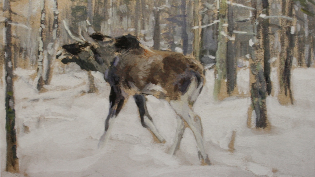 Алексей Степанов. Лось. 1910