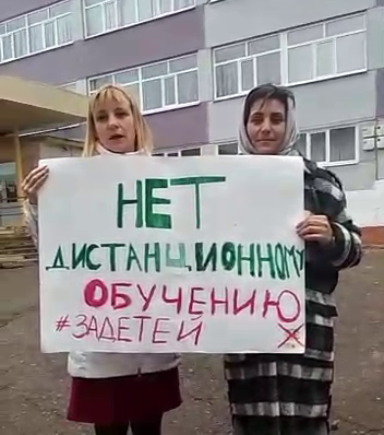 Многодетные матери Пензы против дистанционного образования