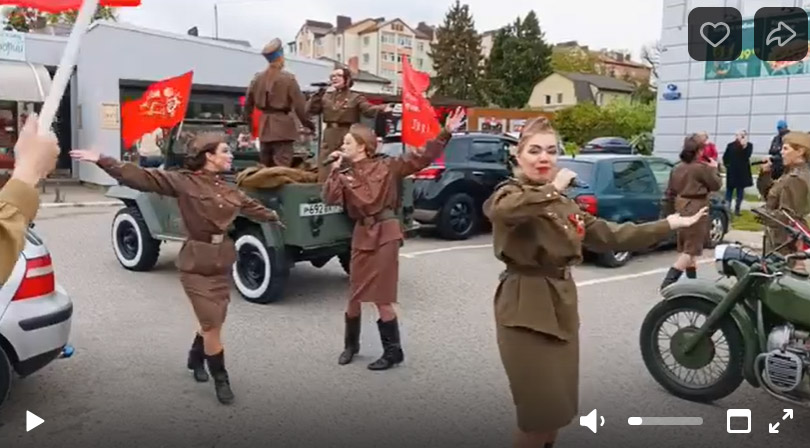 Музыкальная агитбригада в Гурьевском муниципальном округе Калининградской области