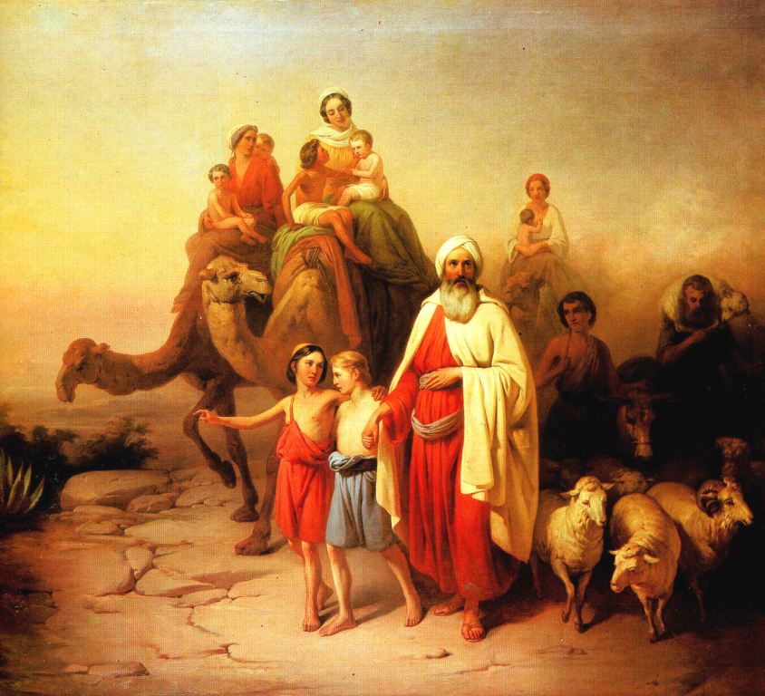 Мольнар Йожеф. Переселение Авраама. 1850