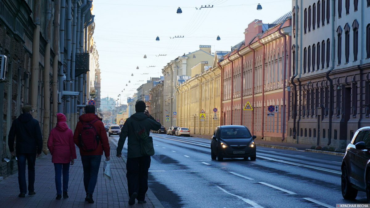 На Шпалерной улице. Санкт-Петербург. 7 ноября 2020 года