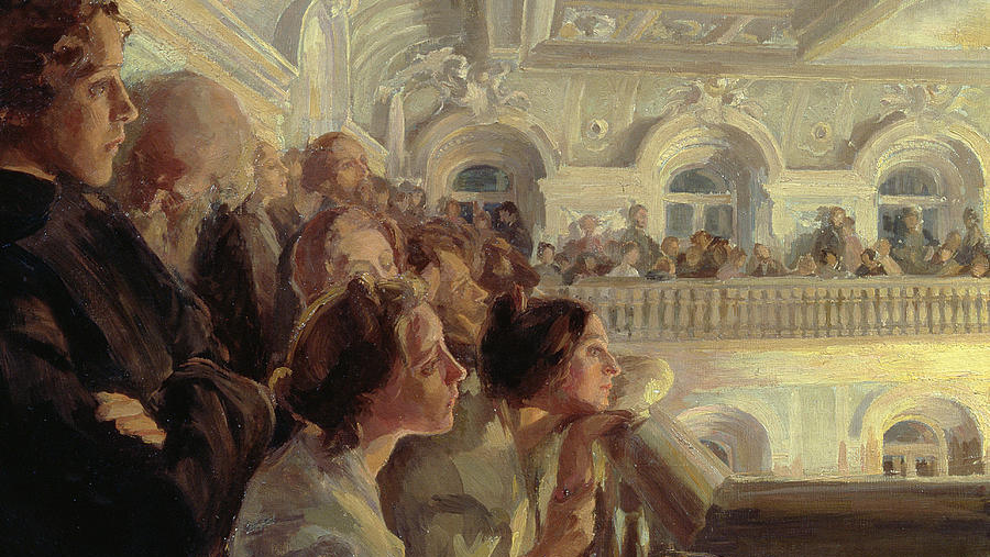 Антонина Ржевская. Музыка (фраггмент). 1902-1903