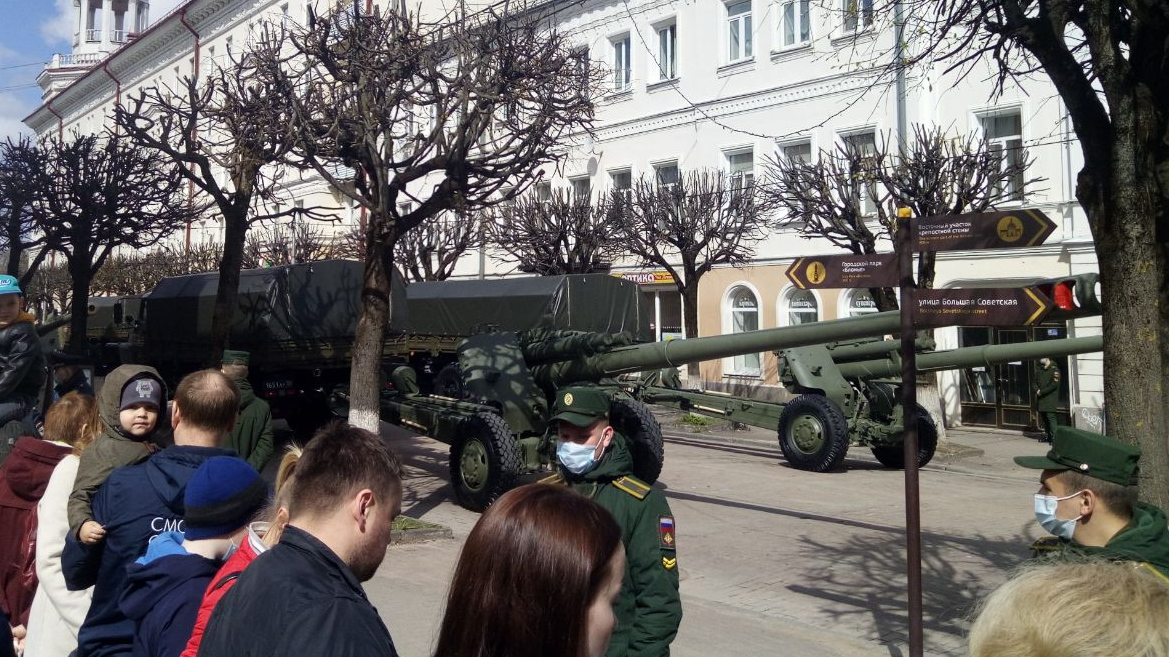 Парад Победы 9 мая. Смоленск