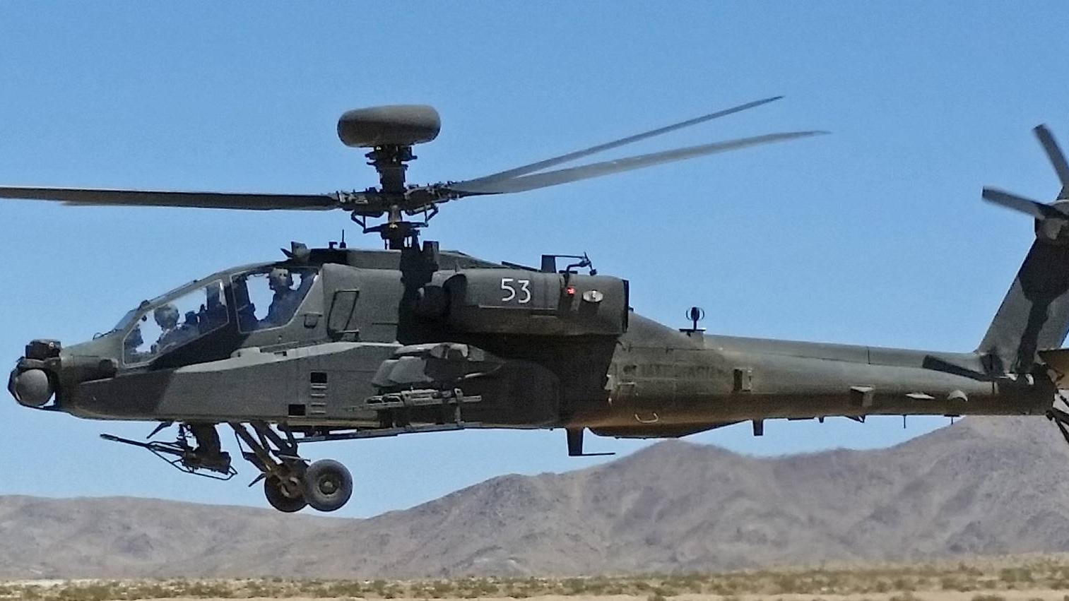 Американский ударный вертолет Apache AH-64E