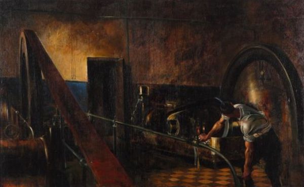 Василий Яковлев. Электрическая станция. 1922
