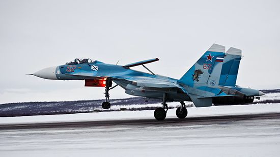 Палубный истребитель Су-33