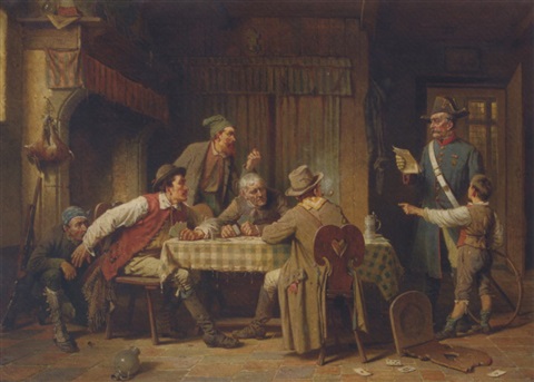 Чарльз Уэбб. Арест браконьера. 1888