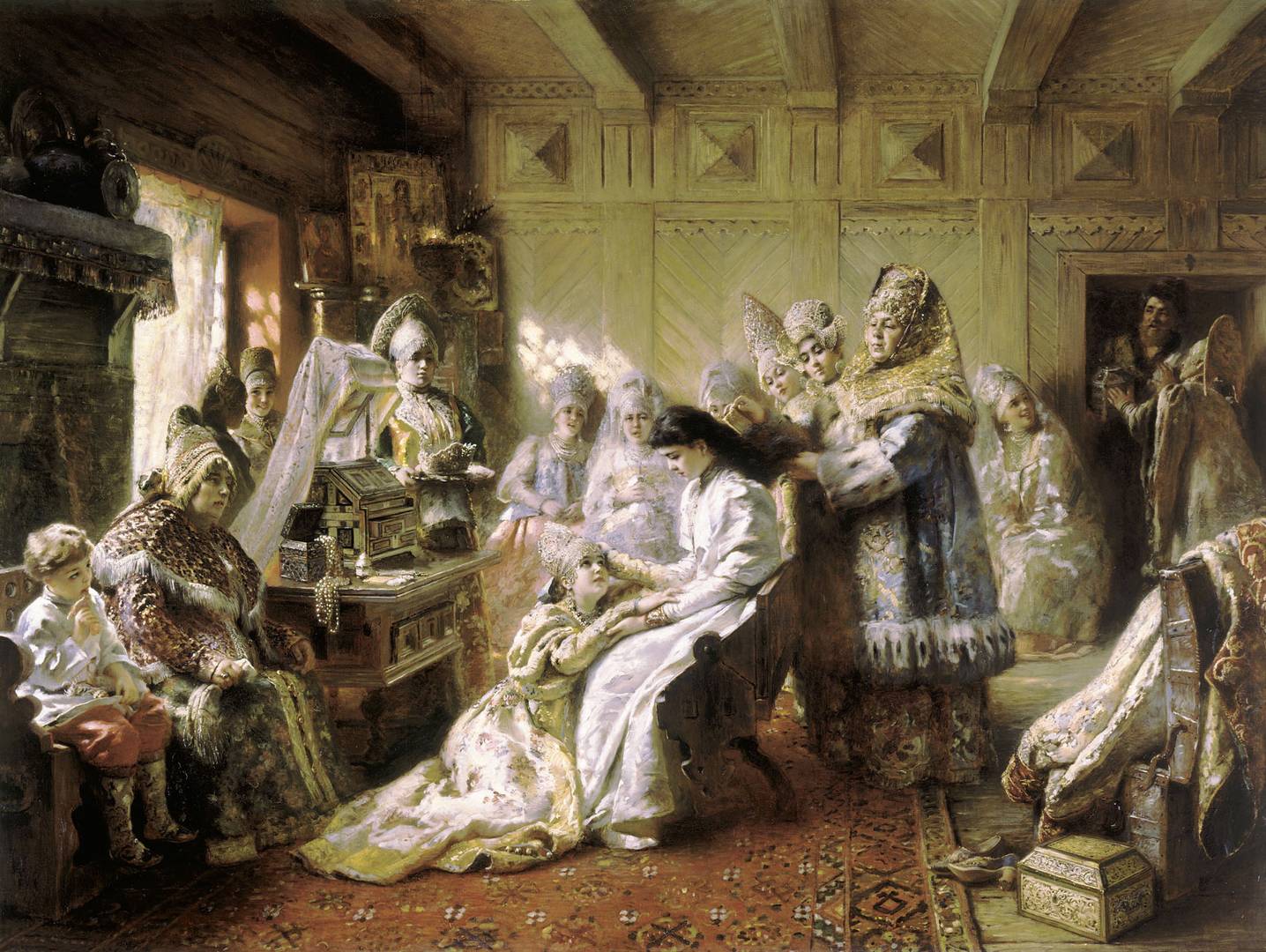 Маковский Константин. Под венец. 1884.