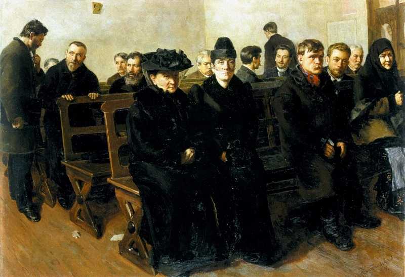 Е. Буковецкий. В суде. 1895