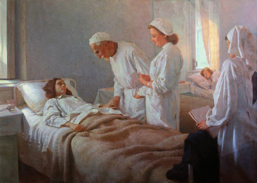 Ю. В. Волков. Кризис прошел. 1954