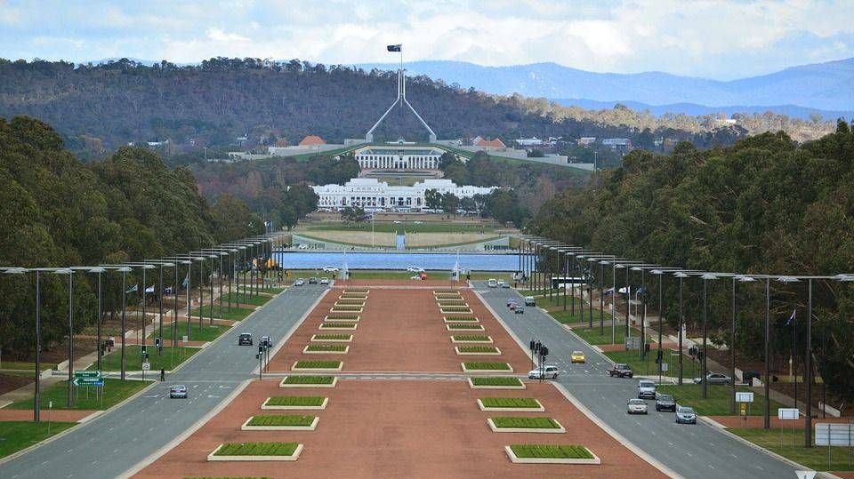 Канберра. Австралия. Здание парламента